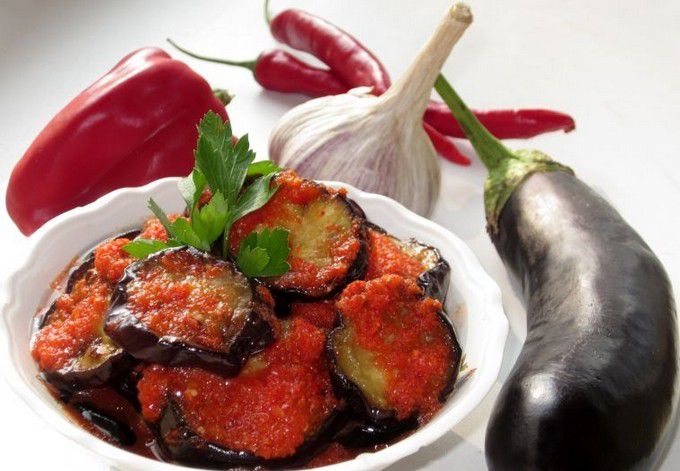 Ukrainian Recipes From Vitaly Book: Kherson Style Eggplants And Eggplant Caviar
