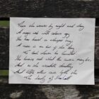 Handwritten poem on identity and strength, reflecting themes of resilience and healing.